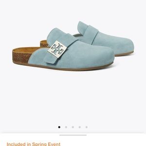 Size 6 Tory Burch never worn suede mule
